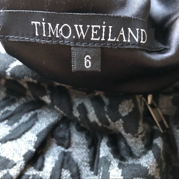 Timo Weiland Size 6 Leopard Print Dress - Picture 12 of 14